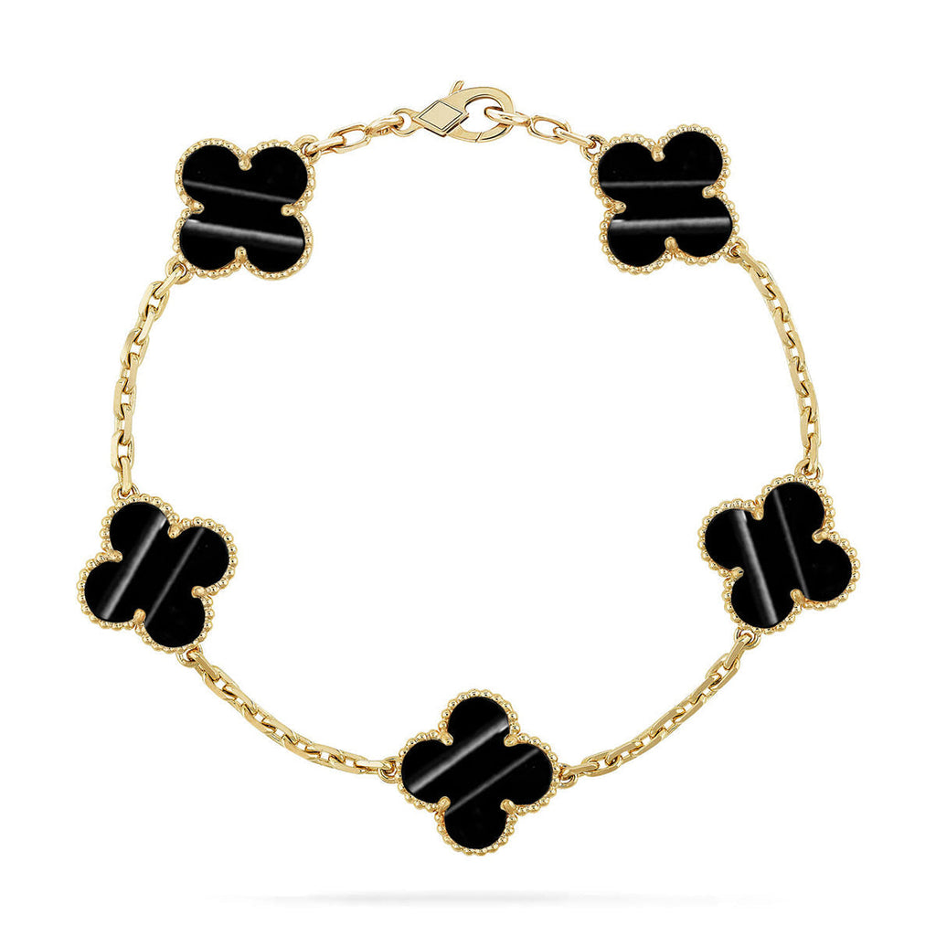 [Cyra] New  CLOVER 5 MOTIF PULSAR STONE BRACELET COLLECTION