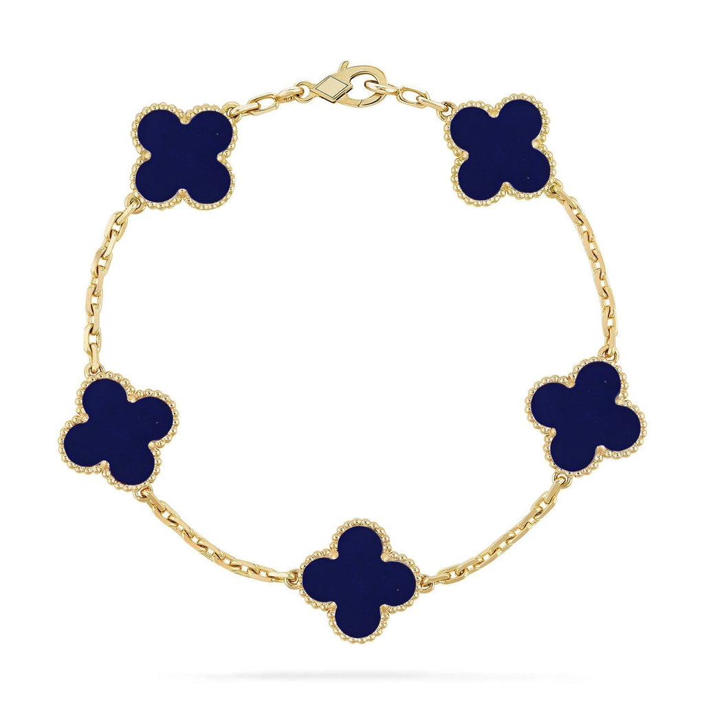 [Cyra] NEUE CLOVER 5 MOTIV LAPISLAZULI ARMBANDKOLLEKTION