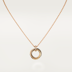 [Cyra]  TRINITY NECKLACE GOLD  DIAMONDS