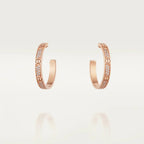 [Cyra] LOVE DIAMOND OHRRINGE AUS ROSÉGOLD