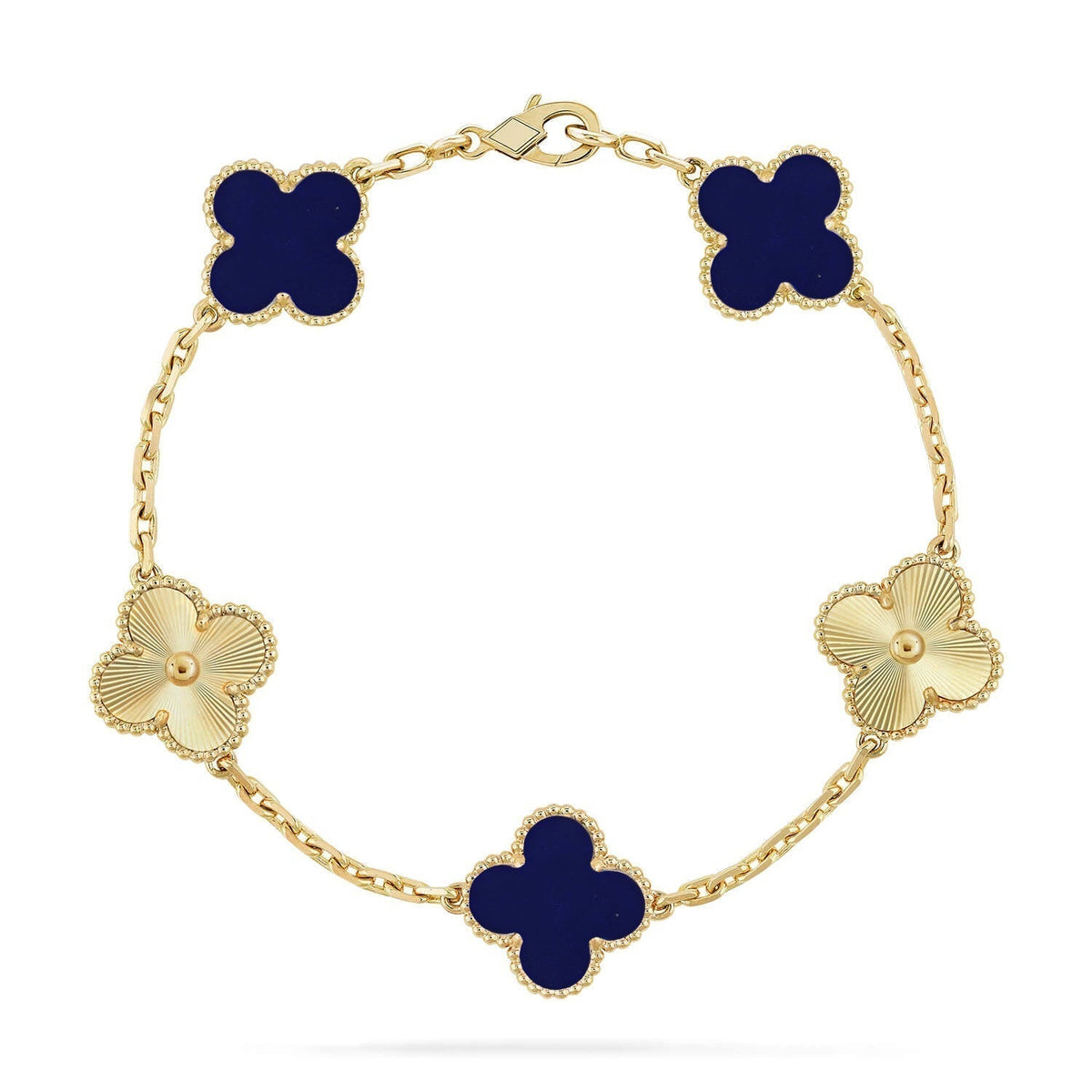 [Cyra] New CLOVER 5 MOTIF LAPIS LAZULI BRACELET COLLECTION