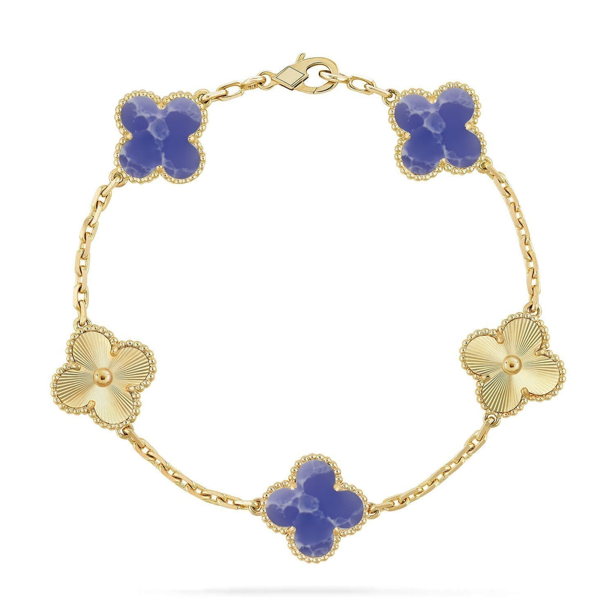 [Cyra] New CLOVER 5 MOTIF BLUE VEINS BRACELET COLLECTION