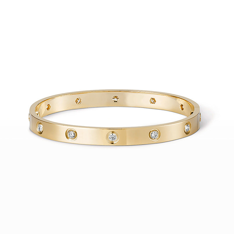 [Cyra]  LOVE BRACELET 6.1MM 10 DIAMONDS
