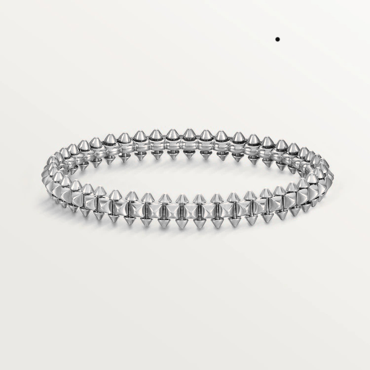 [Cyra]  CLASH SILVER BRACELET