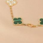 [Cyra] NEUE CLOVER 5 MOTIF MALACHIT ARMBAND KOLLEKTION