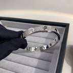 [Cyra]  LOVE BRACELET 6.1MM DIAMOND-PAVED CERAMIC