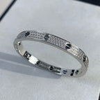 [Cyra]  LOVE BRACELET 6.1MM DIAMOND-PAVED CERAMIC