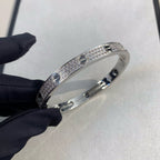 [Cyra]  LOVE BRACELET 6.1MM DIAMOND-PAVED CERAMIC