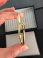 [Cyra]  JUSTE BRACELET 3.5MM DIAMONDS