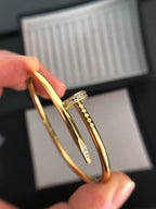 [Cyra]  JUSTE BRACELET 3.5MM DIAMONDS