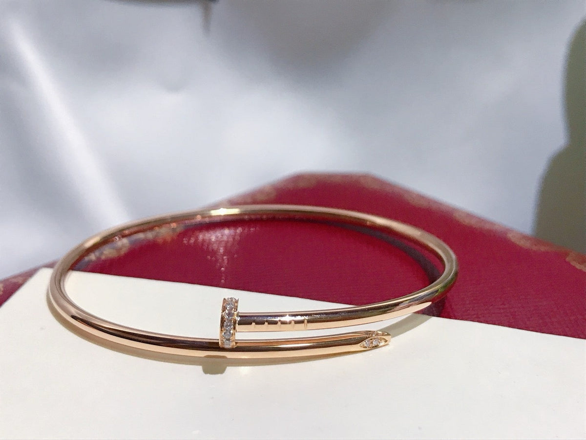 [Cyra]  JUSTE BRACELET 2.5MM DIAMONDS