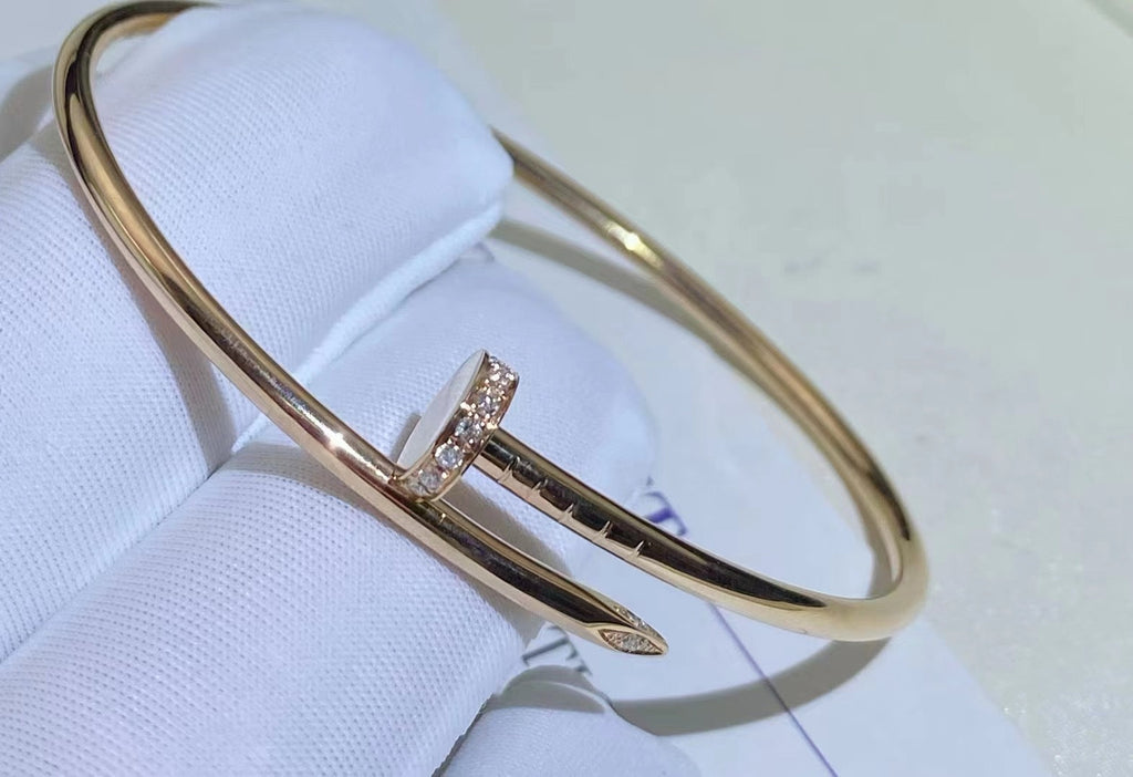 [Cyra]  JUSTE BRACELET 2.5MM DIAMONDS