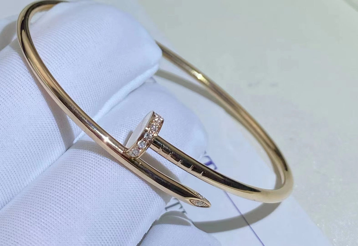 [Cyra]  JUSTE BRACELET 2.5MM DIAMONDS