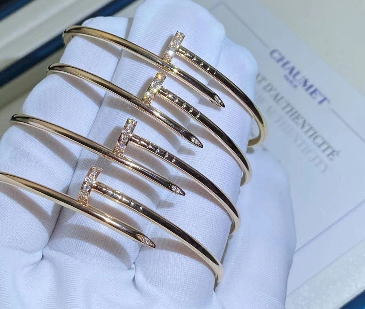 [Cyra]  JUSTE BRACELET 2.5MM DIAMONDS