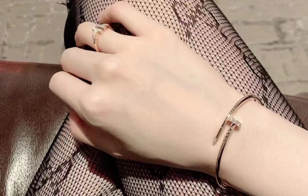 [Cyra]  JUSTE BRACELET 2.5MM DIAMONDS