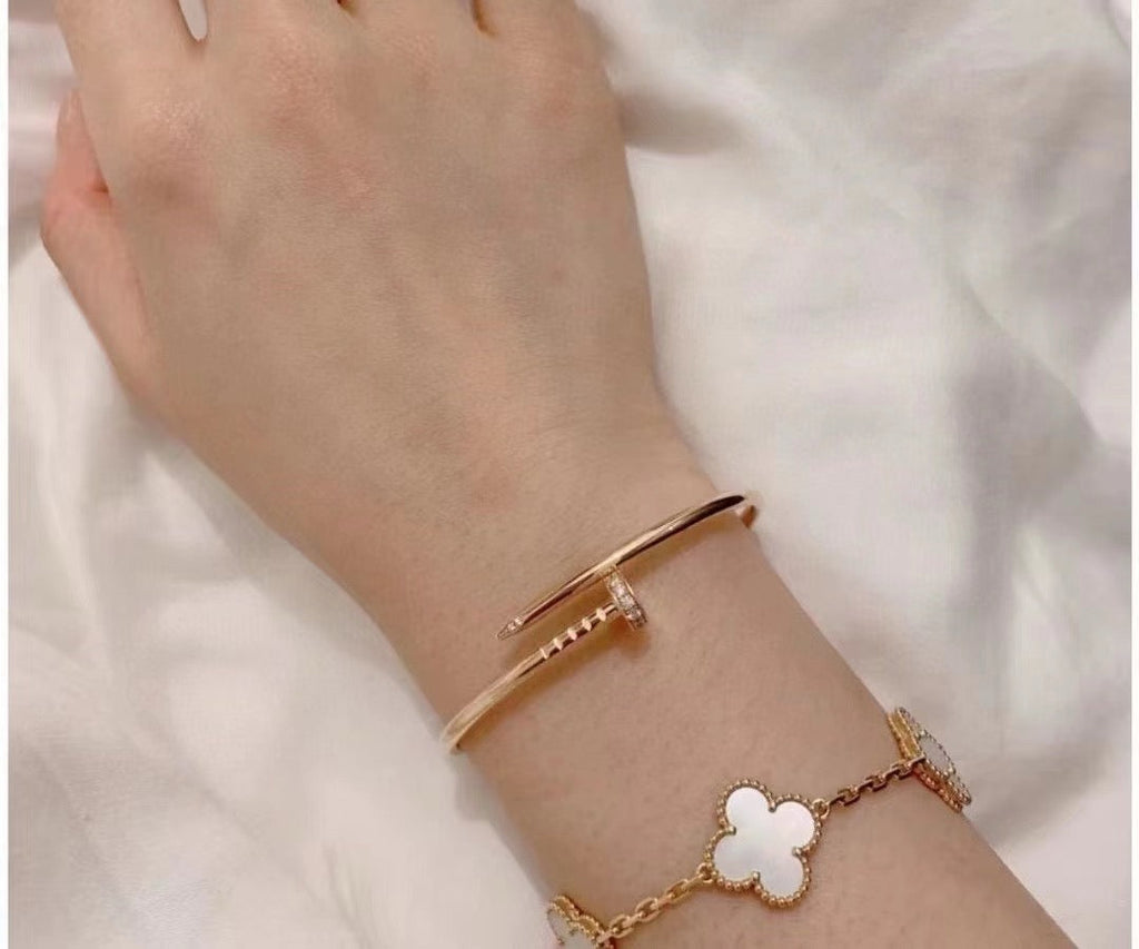 [Cyra]  JUSTE BRACELET 2.5MM DIAMONDS