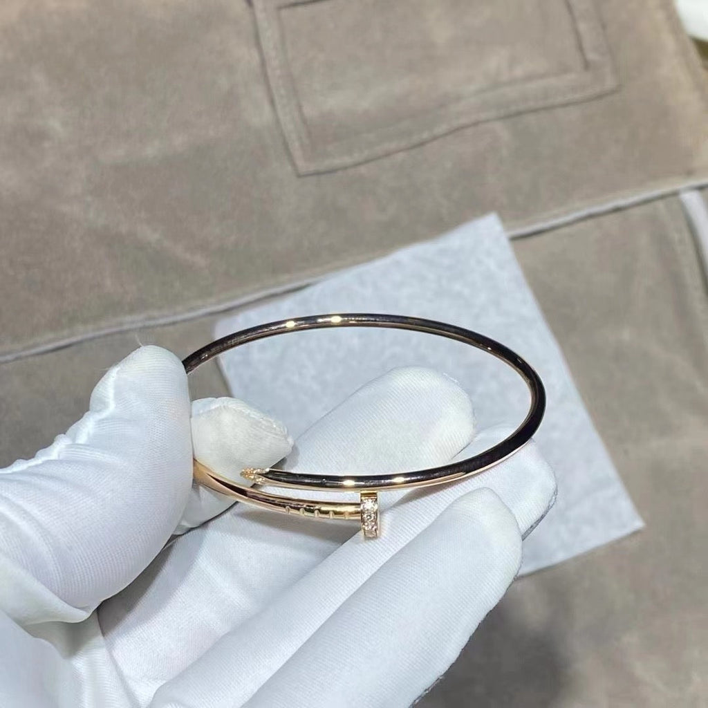 [Cyra]  JUSTE BRACELET 2.5MM DIAMONDS