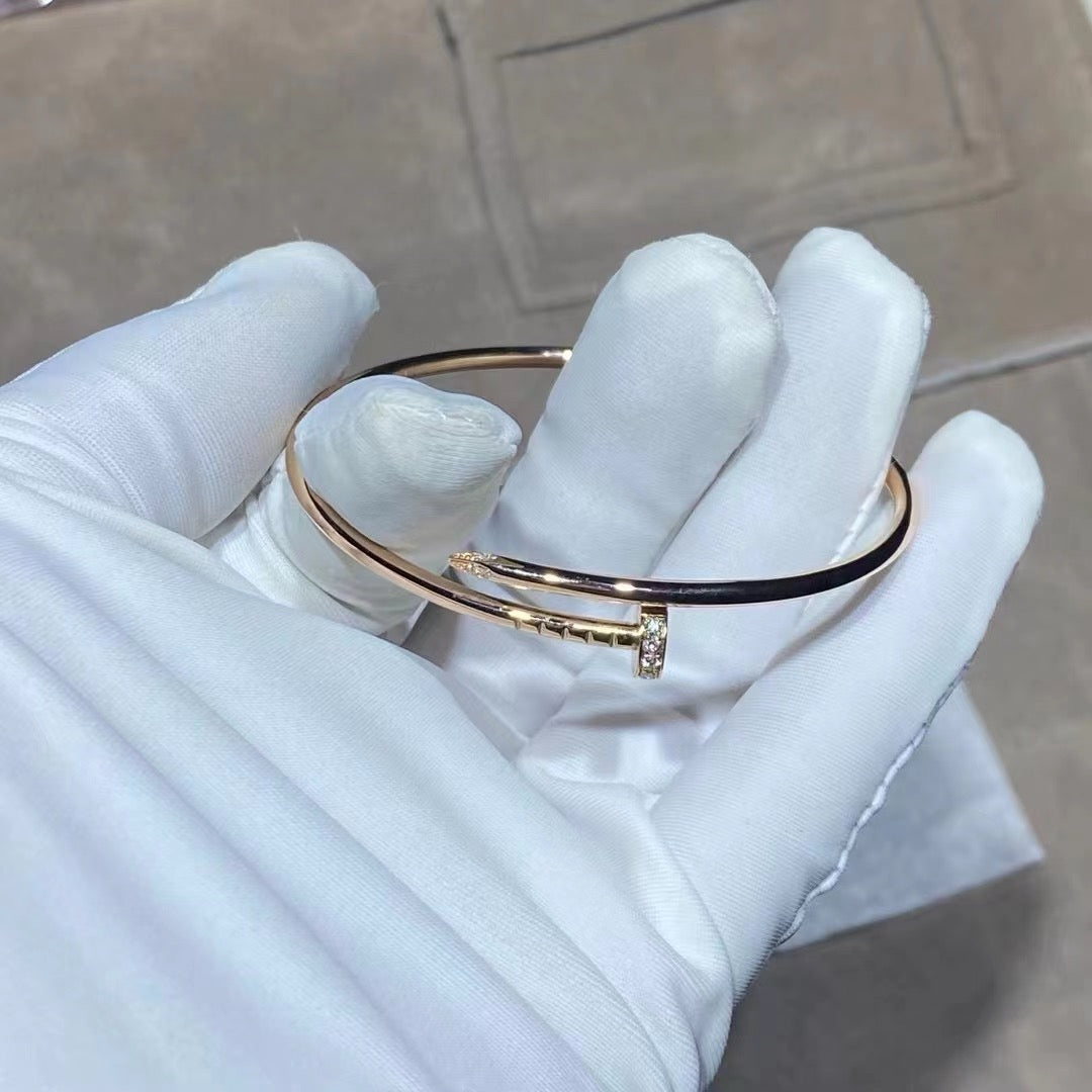 [Cyra]  JUSTE BRACELET 2.5MM DIAMONDS