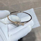 [Cyra]  JUSTE BRACELET 2.5MM DIAMONDS
