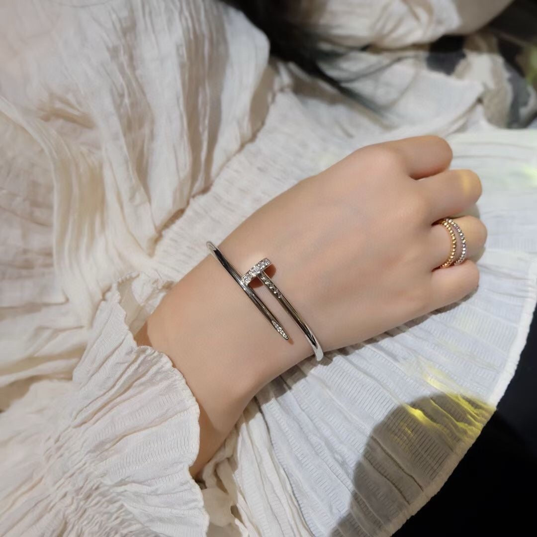 [Cyra]  JUSTE BRACELET 3.5MM DIAMONDS