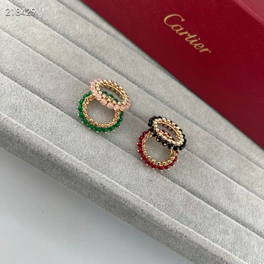 [Cyra]  CLASH NEW COLORED GEMSTONE RING