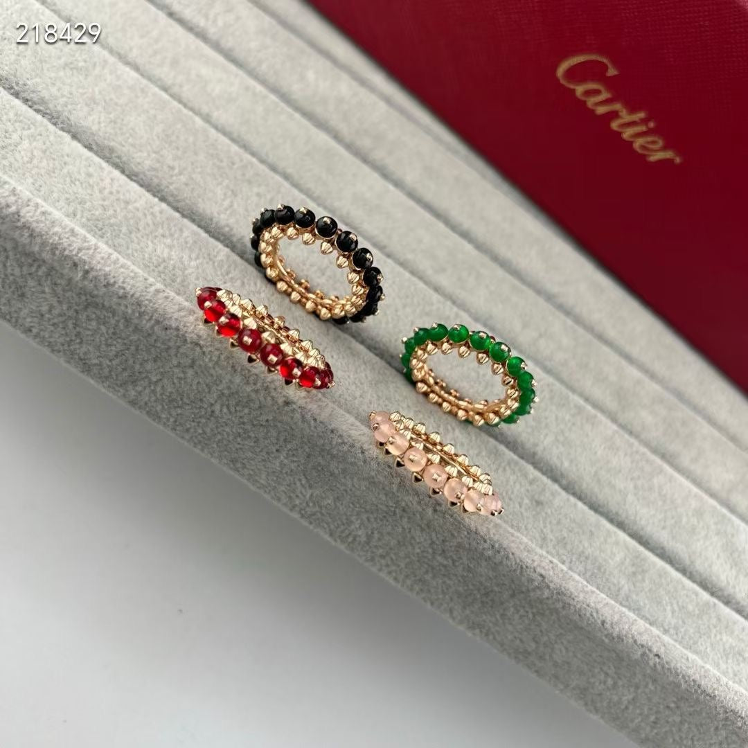 [Cyra]  CLASH NEW COLORED GEMSTONE RING