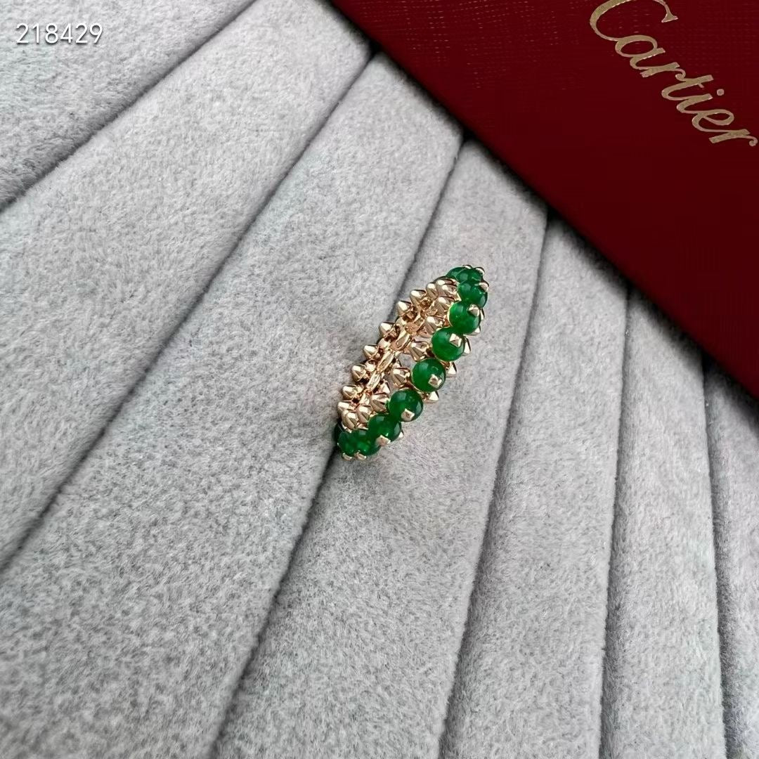 [Cyra]  CLASH NEW COLORED GEMSTONE RING