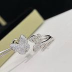 [Cyra]  BUTTERFLY ALL DIAMOND EARRINGS