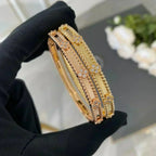 [Cyra]  CLOVER BRACELET 4MM DIAMONDS