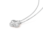 [Cyra] CLOVER 15MM LASER-HALSKETTE SILBER