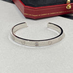 [Cyra] LOVE ARMBAND 6,1 MM 1 DIAMANT OFFENER REIF