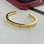 [Cyra] LOVE ARMBAND 6,1 MM 1 DIAMANT OFFENER REIF