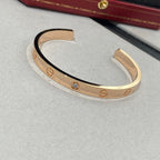 [Cyra] LOVE ARMBAND 6,1 MM 1 DIAMANT OFFENER REIF