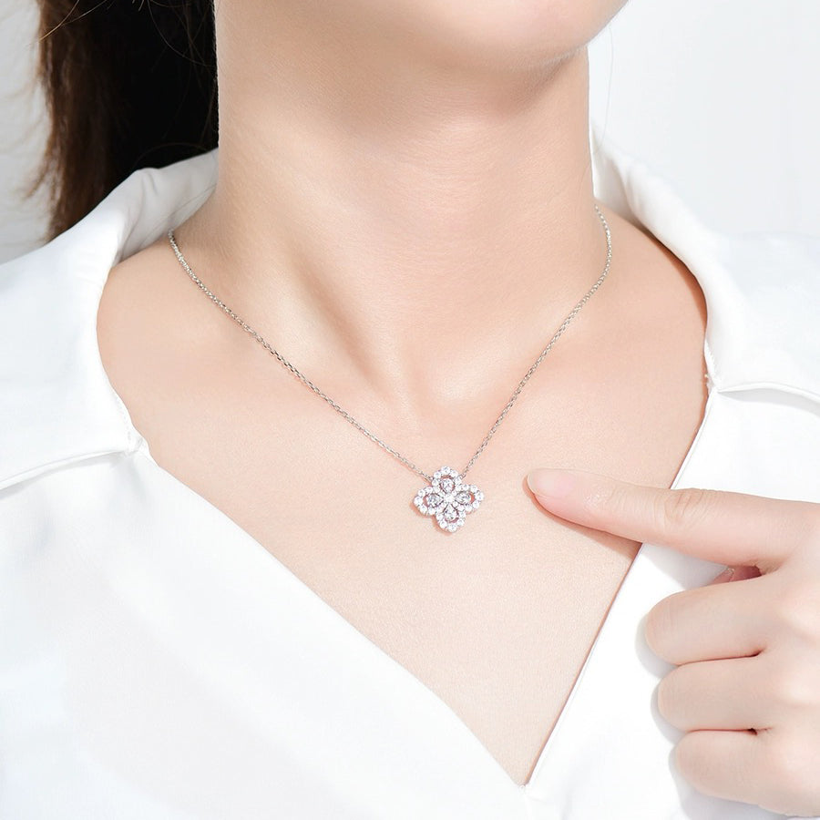 [Cyra] LOOP-HALSKETTE VOLLMOTIV DIAMANT 16MM MEHRFARBIG