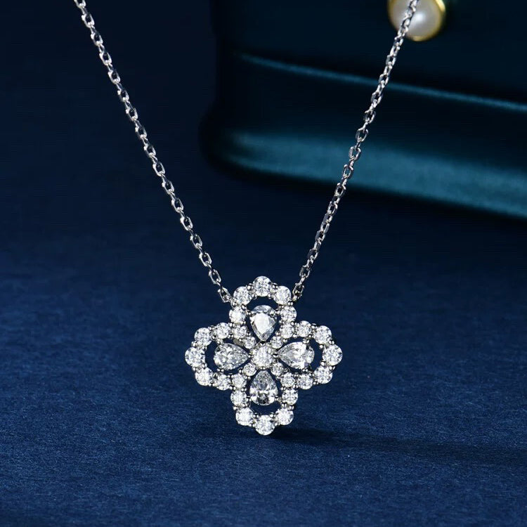 [Cyra] LOOP-HALSKETTE VOLLMOTIV DIAMANT 16MM MEHRFARBIG