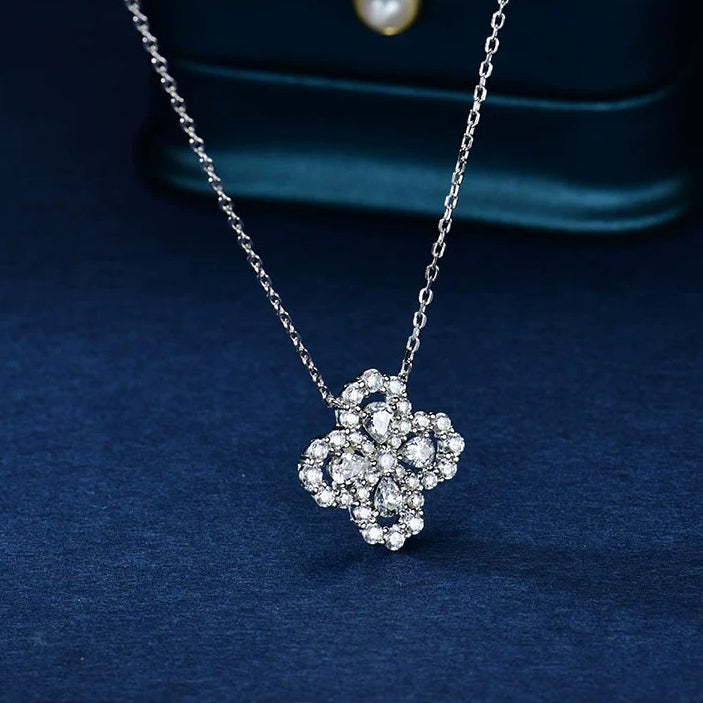 [Cyra] LOOP-HALSKETTE VOLLMOTIV DIAMANT 16MM MEHRFARBIG