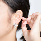 [Cyra]  CREOLEN MIT DURCHGEHENDEM MOTIV UND DIAMANTEN 16MM