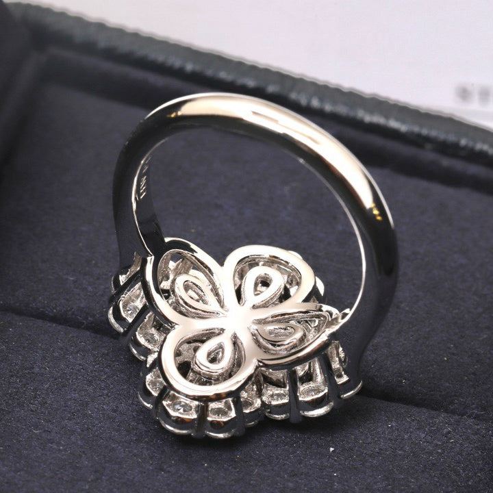 [Cyra] LOOP-RING VOLLMOTIV DIAMANT 16MM SILBER