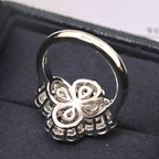 [Cyra] LOOP-RING VOLLMOTIV DIAMANT 16MM SILBER