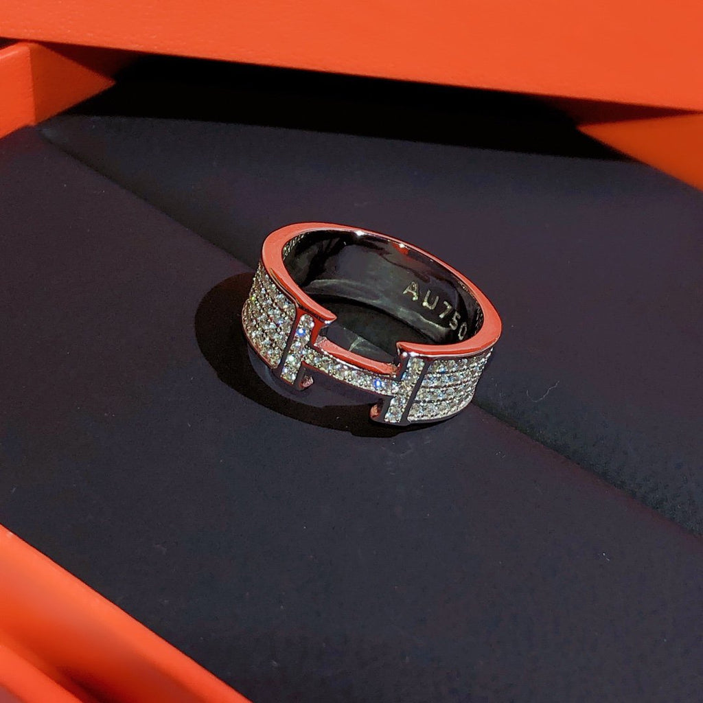 [Cyra]  RING MIT VOLL-DIAMANTBESATZ