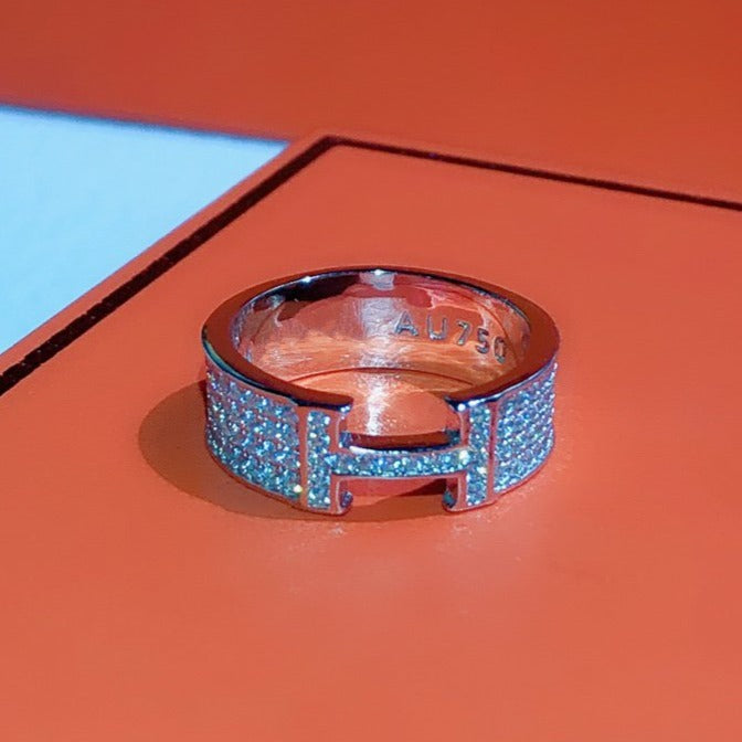 [Cyra]  H RING FULL DIAMOND