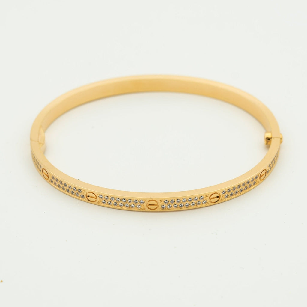[Cyra]  LOVE ARMBAND 3,65 MM MIT DIAMANTBESATZ