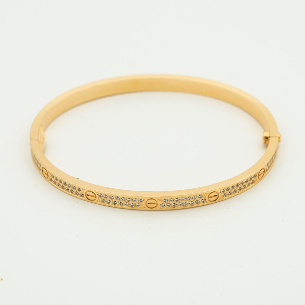 [Cyra]  LOVE BRACELET 3.65MM DIAMOND-PAVED