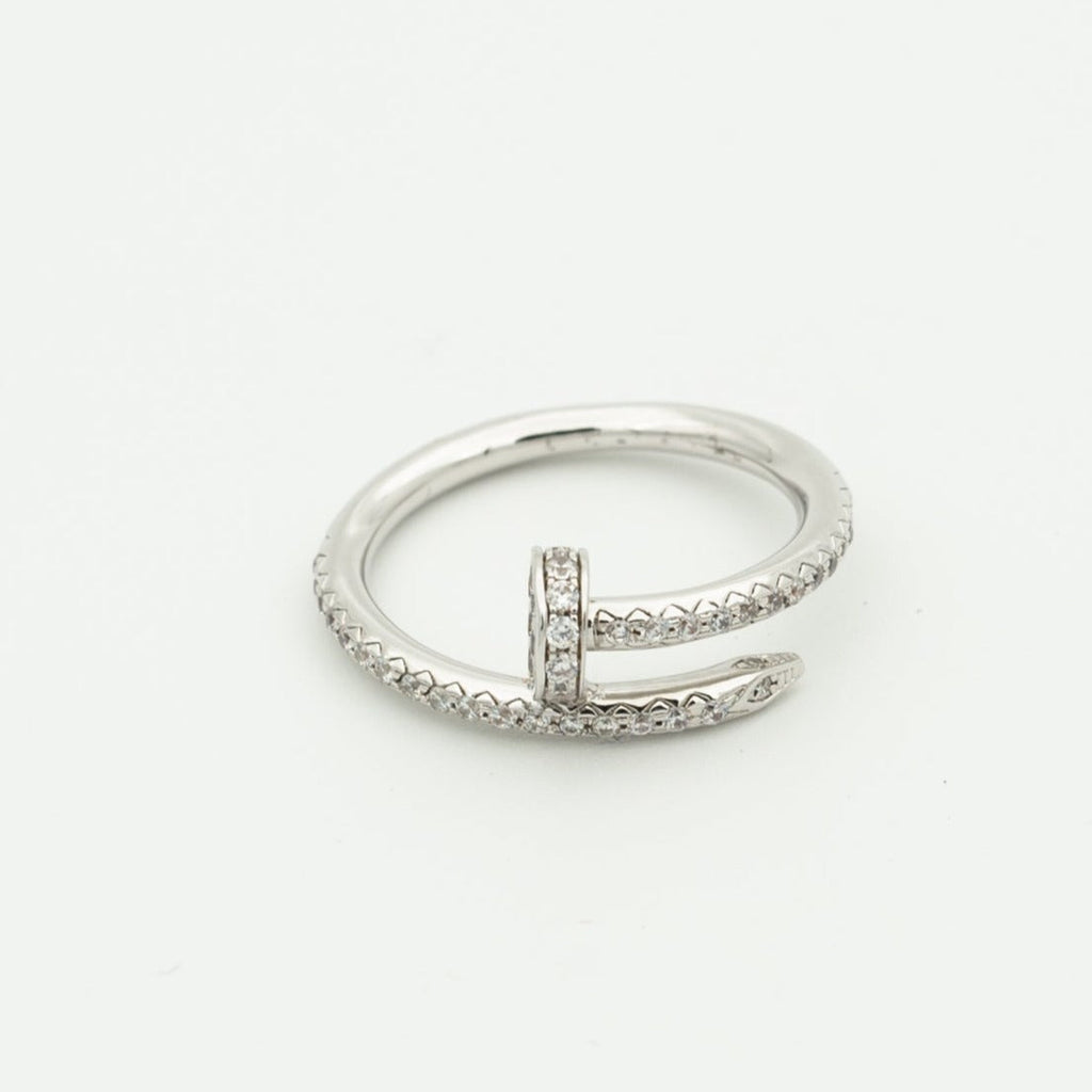 [Cyra]  JUSTE リング 1.8MM シルバー ダイヤモンド