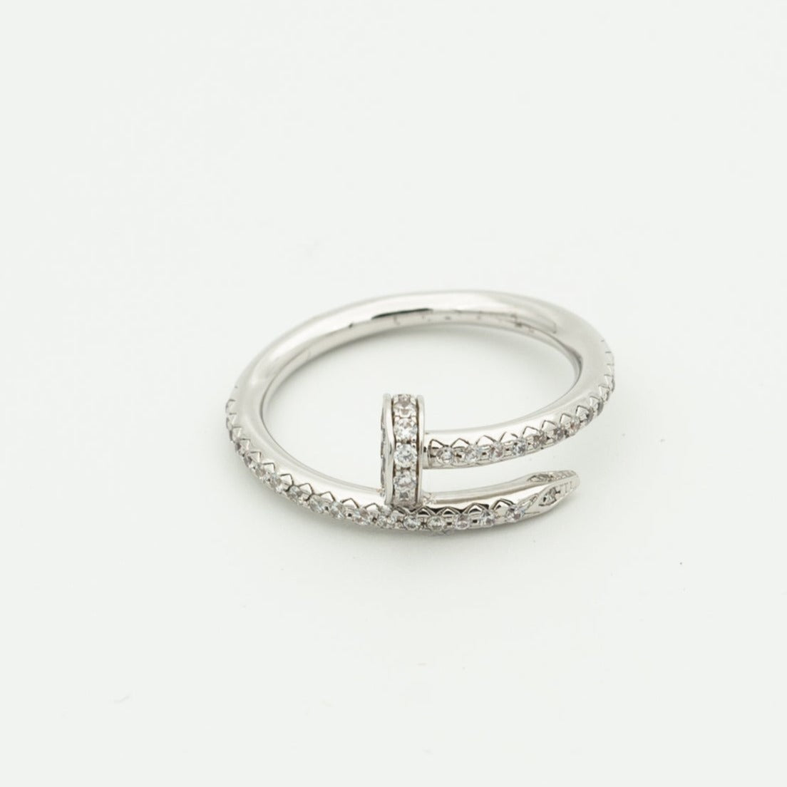[Cyra]  JUSTE リング 1.8MM シルバー ダイヤモンド