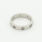 [Cyra] LOVEリング 3.6mm ダイヤモンド8個