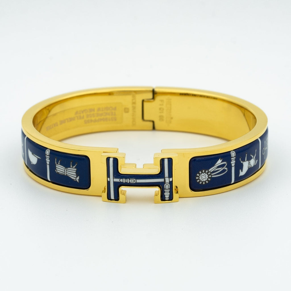 [Cyra]  H ARMBAND BLAUE KERAMIK