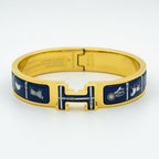 [Cyra]  H ARMBAND BLAUE KERAMIK