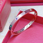[Cyra]  2026 REGENBOGEN-LIEBESARMBAND 6,1 MM 10 DIAMANTEN