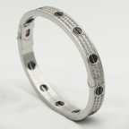 [Cyra]  LOVE BRACELET 6.1MM DIAMOND-PAVED CERAMIC